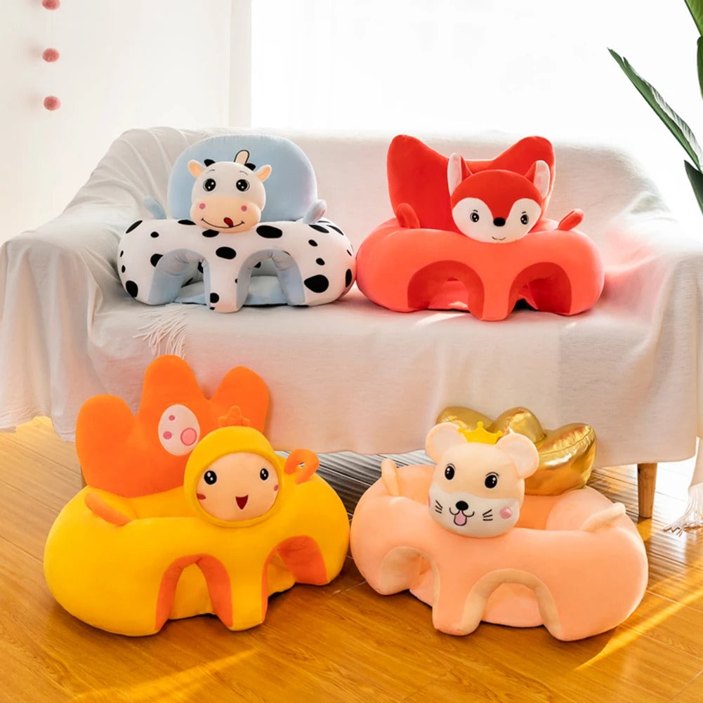 Fauteuil Bébé en Peluche – Confort Douillet pour Premiers Assis