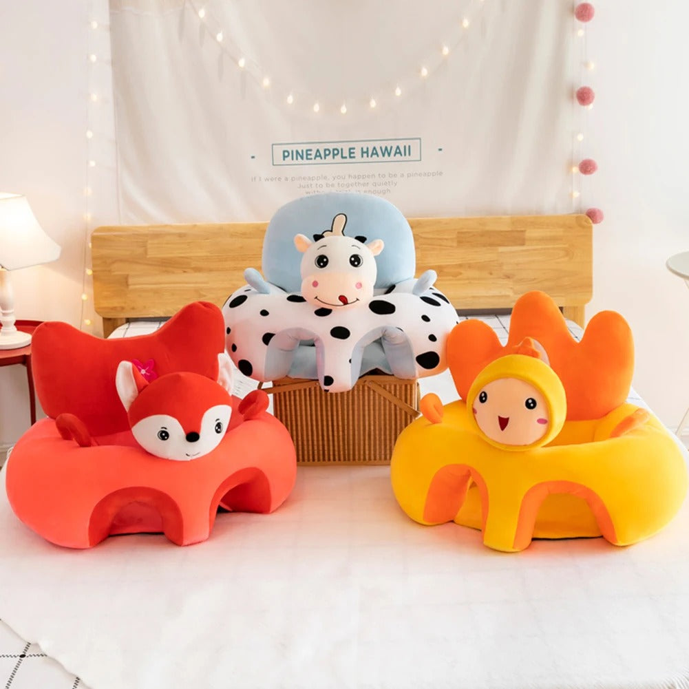 Fauteuil Bébé en Peluche – Confort Douillet pour Premiers Assis