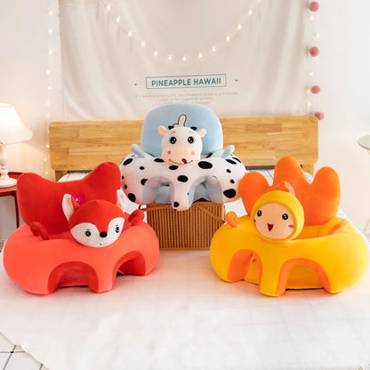 Fauteuil Bébé en Peluche – Confort Douillet pour Premiers Assis