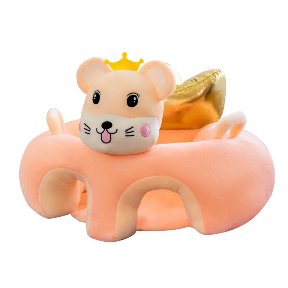 Fauteuil Bébé en Peluche – Confort Douillet pour Premiers Assis